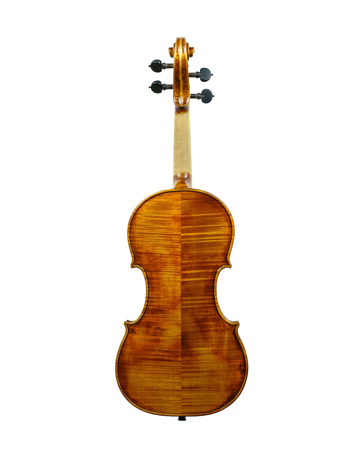 Back of Fabio Nicotra violin inspired by Guarneri del Gesù Cannone, Palermo 2023