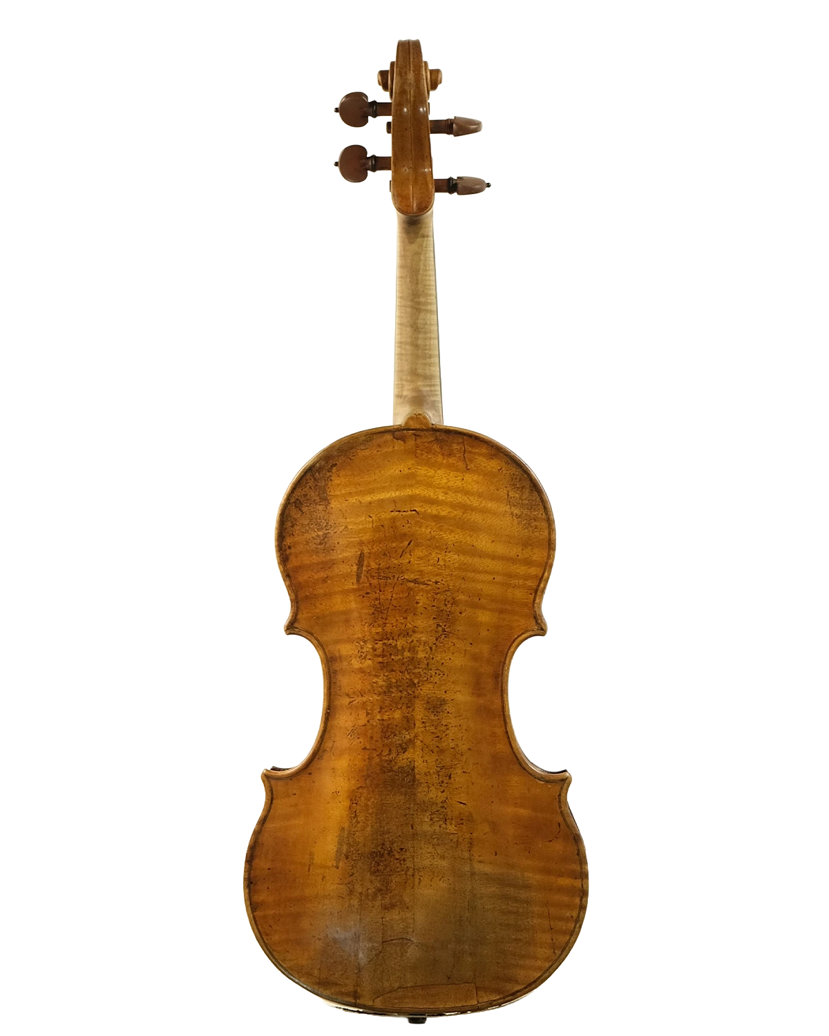 Back of Louis Guersan violin, Paris 1756