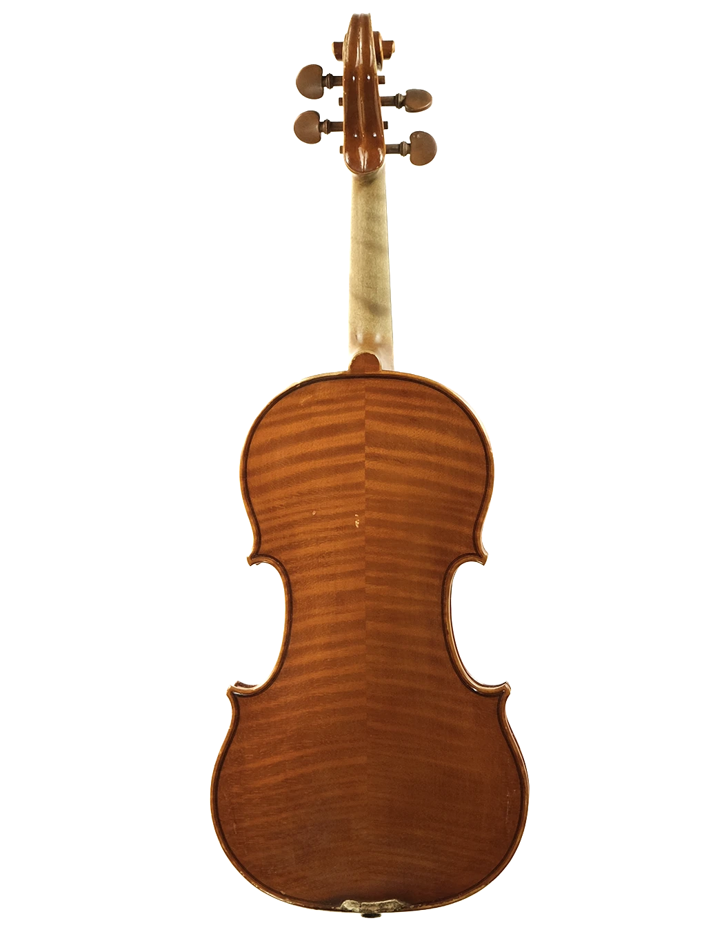 Back of Alberto Denti violin, Cremona 2002